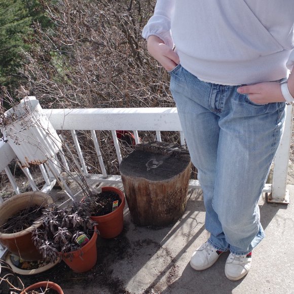 Gap Straight Boy Cut 100% Cotton - Picture 2 of 7